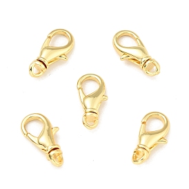 Brass Swivel Lobster Claw Clasps, Cadmium Free & Lead Free, Long-Lasting Plated