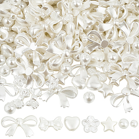 500 шт. 7 стиль бусины из АБС-пластика с имитацией жемчуга