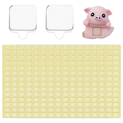 Акриловые двусторонние наклейки, с положением отрыва руки, для украшения подарков