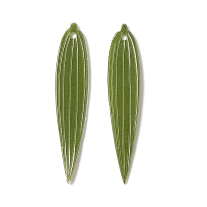 Непрозрачные подвески смолы, бамбуковых листьев