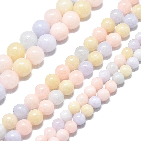 Натуральный Malaysia нефритовые бусы пряди, окрашенная и подогревом, круглые