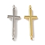 Стойка покрытие латунь религия крест соединитель подвески ссылки, без кадмия и без свинца, долговечный