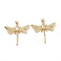 Латуни циркония кубической подвески, без кадмия и без свинца, очарование стрекозы