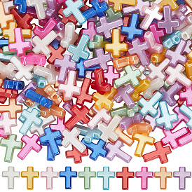 Смола имитация жемчуг бисер, крестик