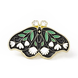 Butterfly Enamel Pin, Gold Plated Alloy Badge for Backpack Clothes