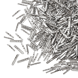 450шт. 2 размер латунные складные обжимные концы, колпачки на концах шнура