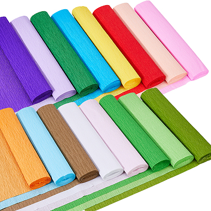 16pca 16 цвета, гофрированная бумага ручной работы, оберточная бумага гофр для украшения свадьбы на день рождения