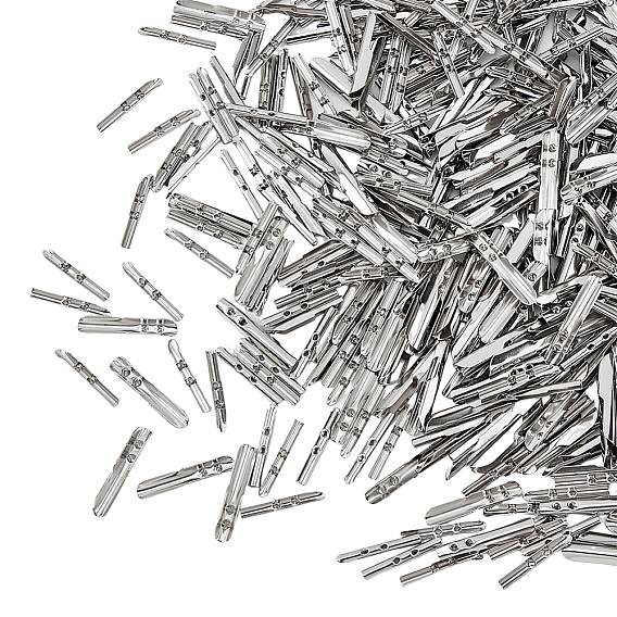 450шт. 2 размер латунные складные обжимные концы, колпачки на концах шнура