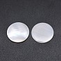Pink Shell Cabochons, Flat Round