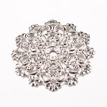 Iron Links, Etched Metal Embellishments, Flower