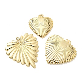 Подвески в форме сердца из латуни, долговечный, стойки покрытие, без свинца и без кадмия, с целью перехода в кольце