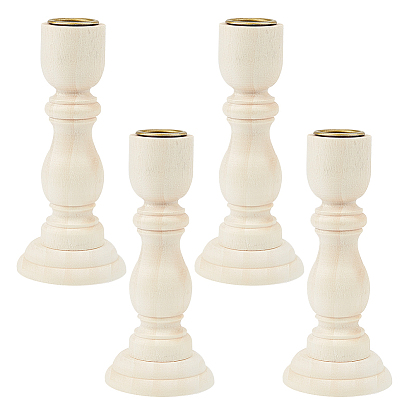 Solid Wood Candle Holder, for Weddings or Parties as Well as Home Decoration