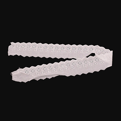 Ajuste de encaje de algodón, para diy scrapbooking paquete de regalo cinta, patrón de flor hueca