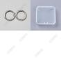 20Pcs 304 Stainless Steel Closed Jump Rings, Round