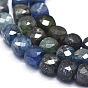 Natural Kyanite/Cyanite/Disthene Beads Strands, Faceted, Square
