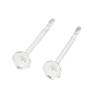 Resin Stud Earring Findings, Flat Round