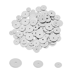 Unicraftale 304 Stainless Steel Spacer Beads, Disc