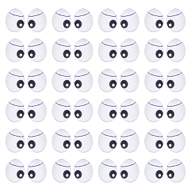 100шт. стеклянные кукольные глаза, мягкая игрушка глаз, для поделок куклы игрушки кукольные плюшевые животные изготовление, овальные