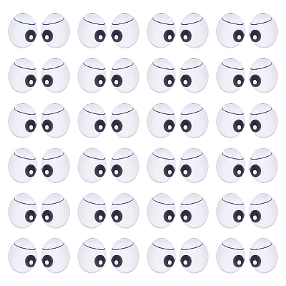 100шт. стеклянные кукольные глаза, мягкая игрушка глаз, для поделок куклы игрушки кукольные плюшевые животные изготовление, овальные