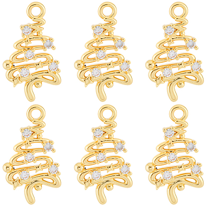 14 кулоны из латуни с микрочастицами и кубическим цирконием., дерево, долговечный, без никеля 