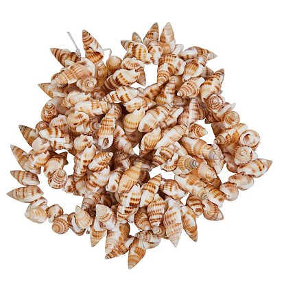 Природные спиральная оболочка бисер нитей