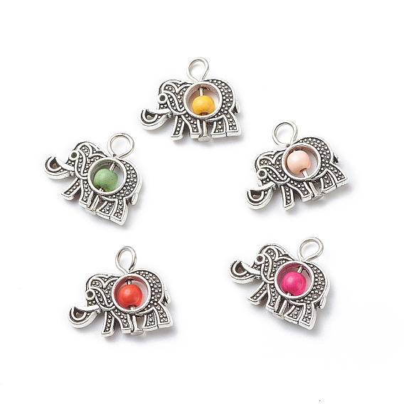 Антикварная посеребренные легкосплавные синтетические бирюзовые подвески, окрашенные