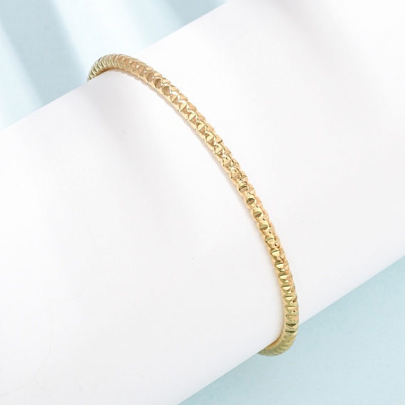 Кованые 304 браслеты из нержавеющей стали для женщин, ионное покрытие (ip), долговечный