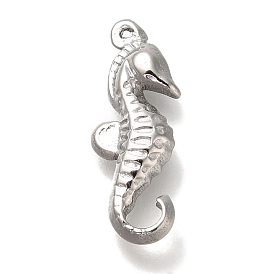 Anti-Tarnish 304 Stainless Steel Pendants, Sea Horse Charm