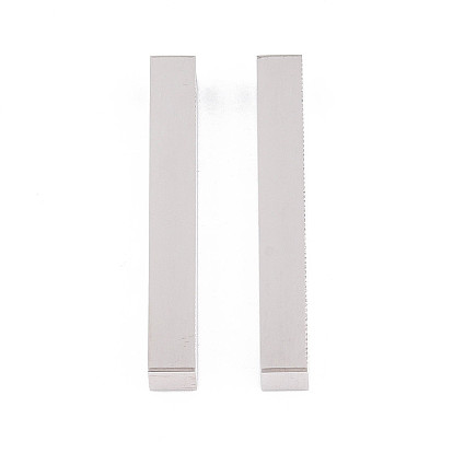 Ion Plating(IP) 201 Stainless Steel Pendants, Cuboid