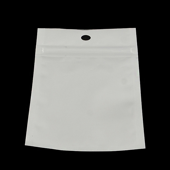 Bolsas de plástico con cierre de película de perlas, bolsas de embalaje resellables, con orificio para colgar, sello superior, bolsa autoadhesiva, Rectángulo