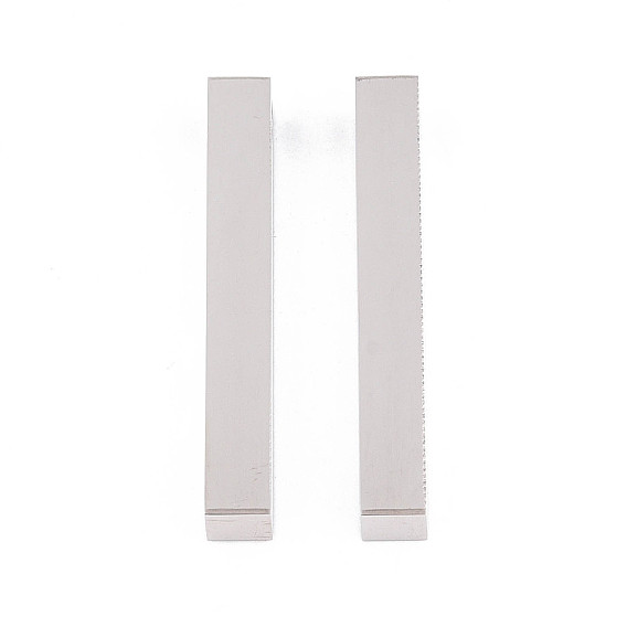 Ion Plating(IP) 201 Stainless Steel Pendants, Cuboid