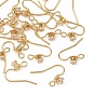 SHEGRACE Brass Pave Cubic Zirconia Earring Findings, Ear Wire