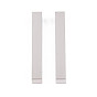 Ion Plating(IP) 201 Stainless Steel Pendants, Cuboid