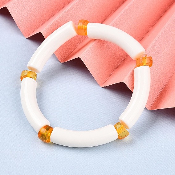 Смоляные разделительные бусины, колонка, с блеском порошок, это подходит для 12мм