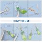 SUNNYCLUE DIY Dangle Earring Making Kits, with Resin & Alloy  & Cat Eye Pendants, Resin & Silicone Beads, Brass Earring Hooks, Iron Open Jump Rings & Eye Pin