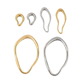 304 нержавеющей стали связывающий кольца, неправильная форма, вакуумное покрытие pvd