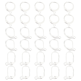 30шт 3 стиль 304 фурнитура для сережек из нержавеющей стали, с горизонтальными петлями