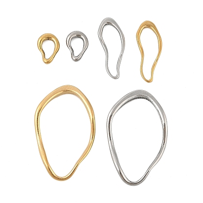 304 нержавеющей стали связывающий кольца, неправильная форма, вакуумное покрытие pvd