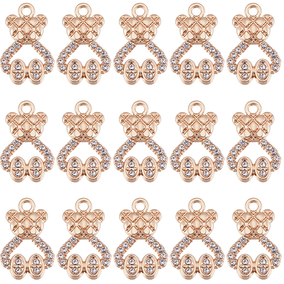 40подвески из сплава с кристаллами и стразами, нести прелести