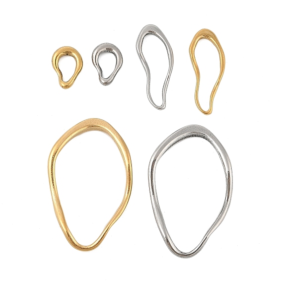 304 нержавеющей стали связывающий кольца, неправильная форма, вакуумное покрытие pvd