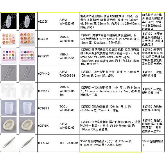Силиконовые формы для ювелирных изделий из перьев, с ультрафиолетовым гелем для ногтей, блестки для ногтей / пайетка, прозрачный пластиковый круглый стержень для перемешивания и одноразовые пластиковые пипетки для переноса