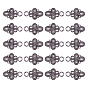 20Pcs Knot Zinc Alloy Adjustable Jean Button Pins, Waist Tightener, Sewing Fasteners for Garment Accessories