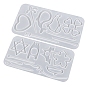 Brooch DIY Silicone Mold, Resin Casting Molds, for UV Resin, Epoxy Resin Craft Making