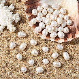 10шт. натуральные пресноводные жемчужные бусины, рис