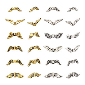 240шт 12 бусины из сплава в тибетском стиле, без кадмия и без свинца, крыло