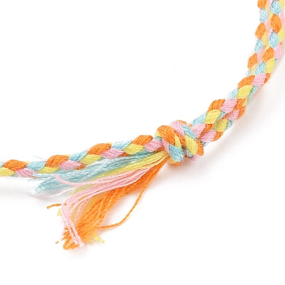 Cordons tressés en coton, fabrication de bracelet en cordon de macramé