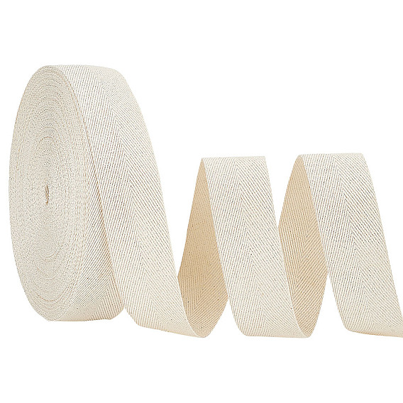 25 ярдов плоских хлопковых лент с узором «елочка», лента из твила, аксессуары для одежды