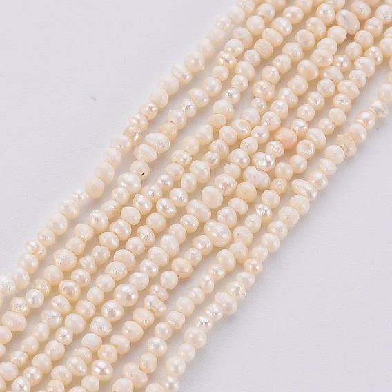 Natural Cultured Freshwater Pearl Beads Strands