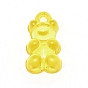 Transparent Acrylic Pendants, Bear