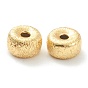 Brass Beads, Long-Lasting Plated, Flat Round